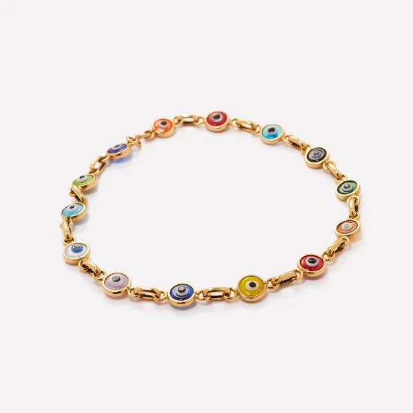 Pulsera de Ojo Turco de colores Grande